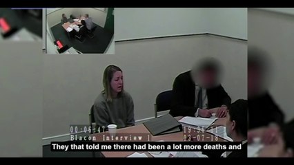 Chilling moment Lucy Letby maintains innocence in police