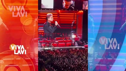 Cristian Castro es captado en el concierto de Luis Miguel