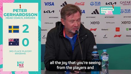 Gerhardsson 'thoroughly enjoyed' Sweden's third place finish