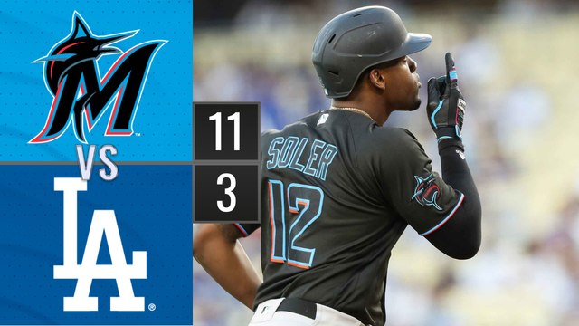 Resumen Marlins de Miami vs Dodgers de Los Ángeles | MLB 18-08-2023