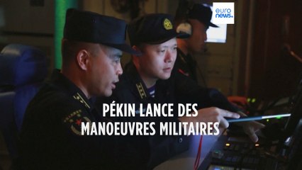 Des manœuvres militaires lancées par la Chine autour de Taïwan à titre de "mise en garde"