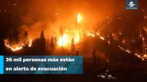 Al menos 30 mil personas son desalojadas por incendios en Canadá