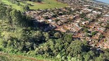 Imagens aéreas mostram primeiras ações de fiscalização do Falcão 13 em Cascavel