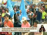 Barinas | Clase obrera respalda políticas del Pdte. Nicolás Maduro y rechaza el bloqueo económico