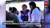 Lía Limón invita a familias a la Feria de Regreso a Clases en Alcaldía Álvaro Obregón