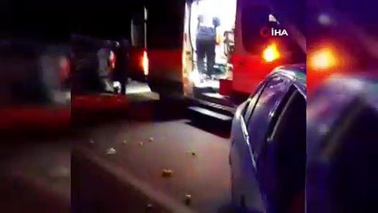 Tokat'ta zincirleme trafik kazası: 1'i jandarma 8 yaralı