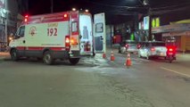 Jovem fica ferida em acidente na Rua Paraná, no São Cristóvão