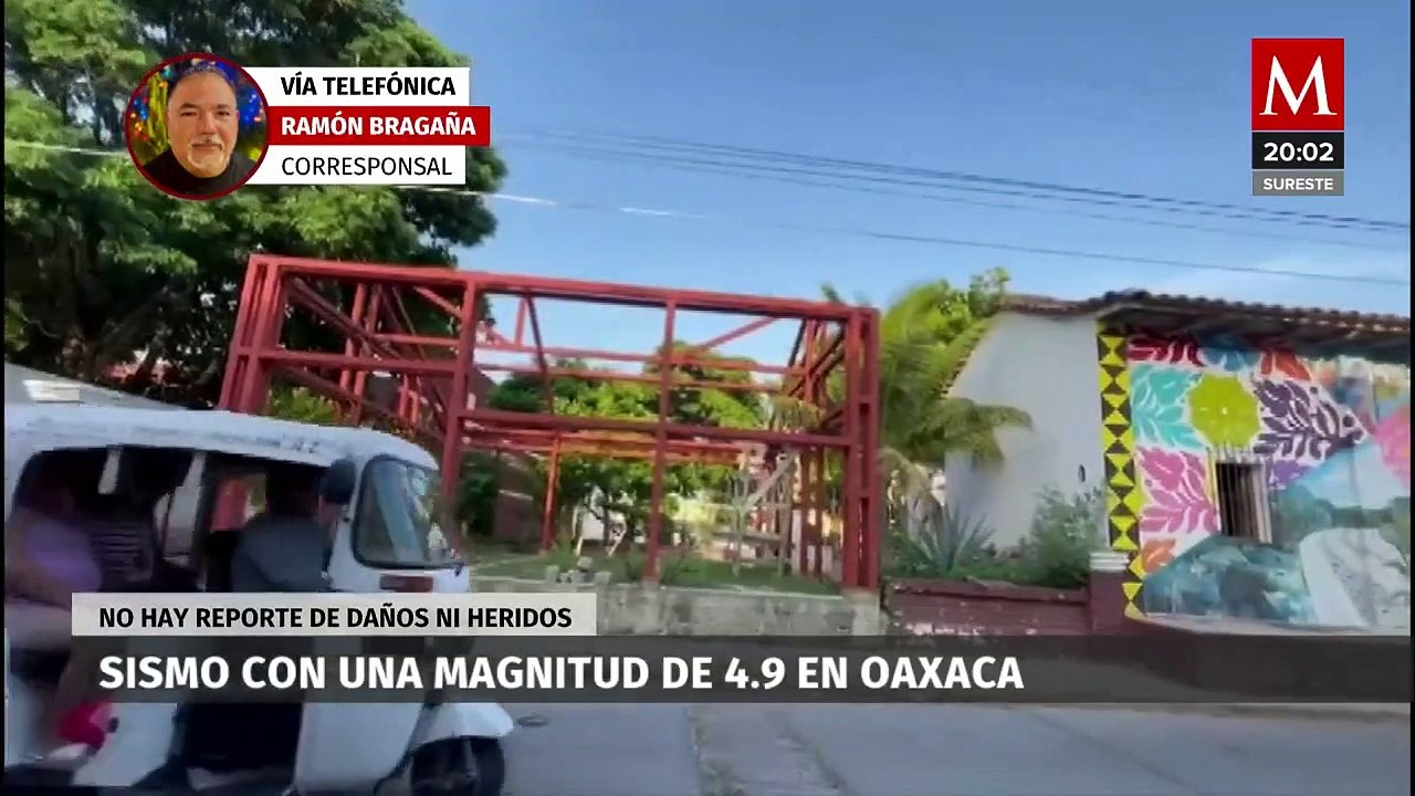 Sismo de magnitud 4.9 sacude Oaxaca