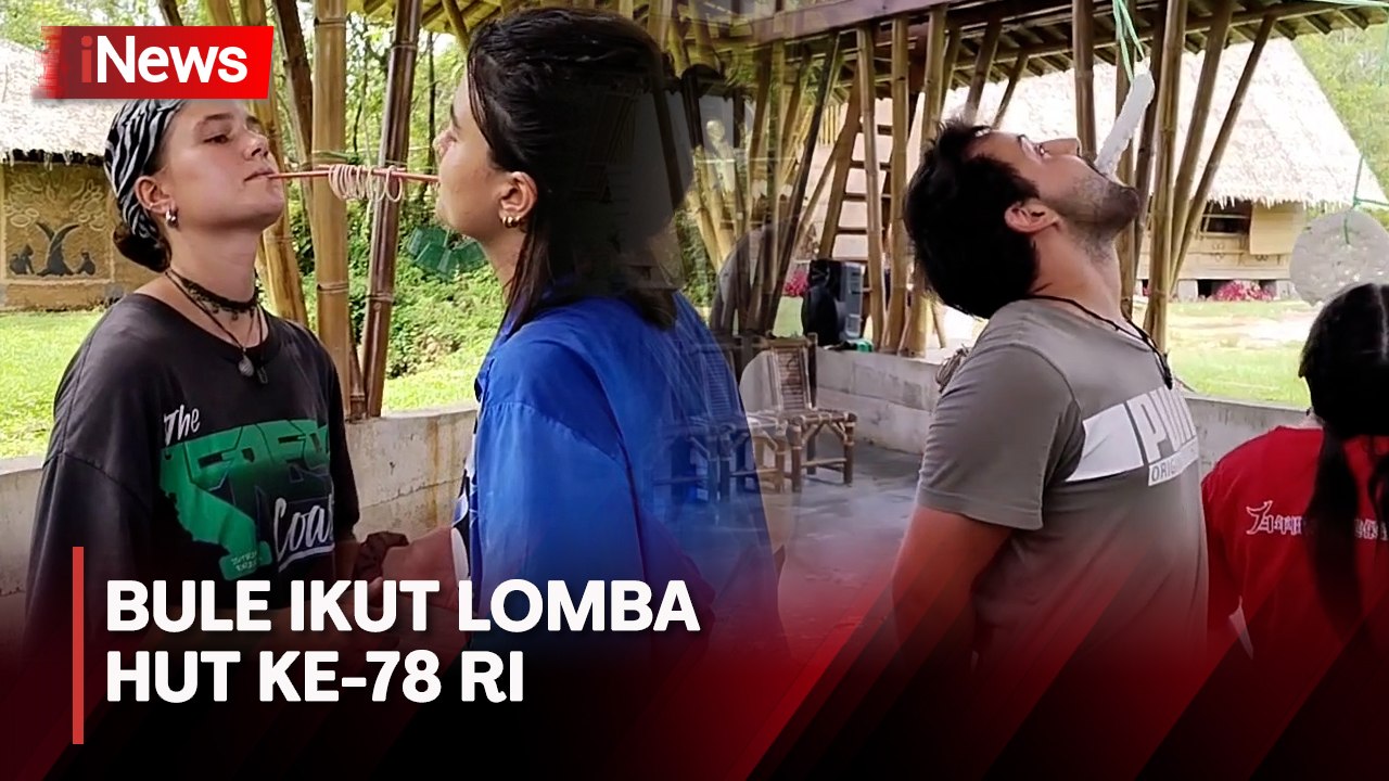 Momen Bule dari Mancanegara Meriahkan Lomba HUT ke-78 RI