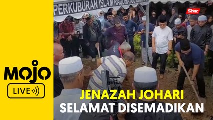 Ratusan iringi perjalanan terakhir jenazah Johari