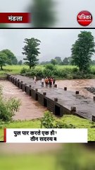 पुल पार करते एक ही परिवार के तीन सदस्य बहे