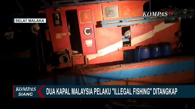 Tangkap 2 Kapal Malaysia di Selat Malaka, KKP Temukan 1,4 Ton Ikan Hasil Curian