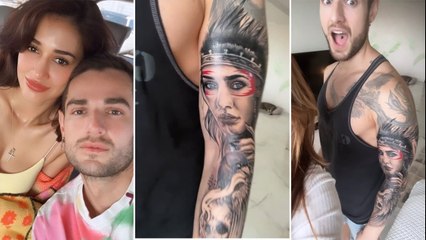 Disha Patani के New Boyfriend ने बनवाया उनका Face Tattoo, Relationship किया Confirm, video viral!