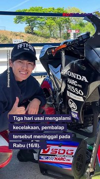 Profil Haruki Noguchi, Pembalap Meninggal Usai Kecelakaan di Mandalika