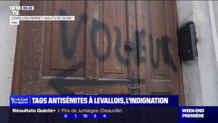 Video herunterladen: Tags antisémites découverts à Levallois-Perret: l'auteur présumé interpellé et placé en garde à vue