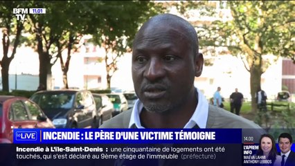 "Elle s'est jetée": le père d'une victime de l'incendie à L'Île-Saint-Denis témoigne