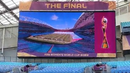 Inside Stadium Australia as the Lionesses take on Spain in the World Cup final