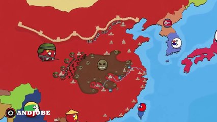 Zombies in Asia - Season 1. All series ( Countryballs )