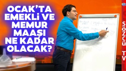 Oğuz Demir Kalem Kalem Hesapladı! Emekli ve Memur Maaşı Ne Kadar Olacak?