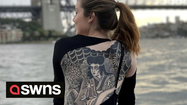 I have a massive back tattoo - people think I'm cute from the front and can't believe it when I turn around.