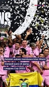 Inter Miami Juara Leagues Cup 2023, Trofi Perdana Messi di AS