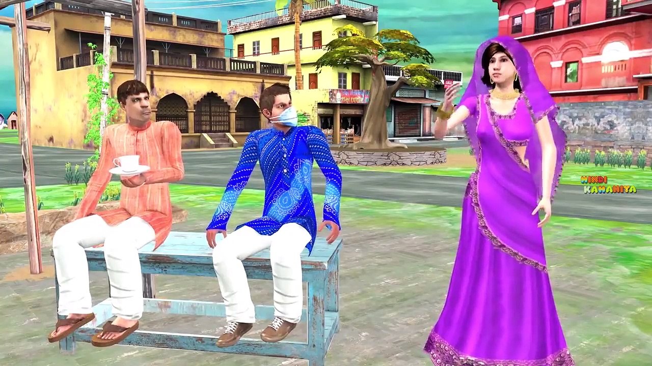 Phir Se Lockdown - bechara Garib Fir laga Lockdown - Cartoon video - funny video - moral stories - hindi khani - khaniya