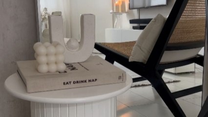 DIY Artist shares a minimal side table design with parts from IKEA *Incredible DIY*