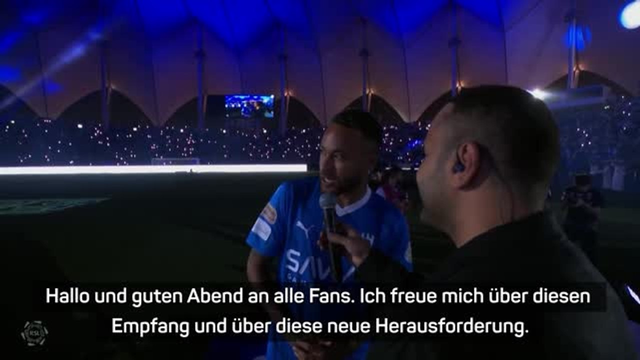 Neymar: 'Bin stolz für Al Hilal zu spielen'