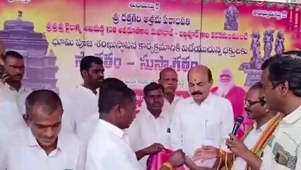 సంగారెడ్డి: రామ్ మందిర్ నిర్మాణ భూమి పూజలో పాల్గొన్న చింతా ప్రభాకర్