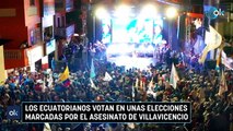 Los ecuatorianos votan en unas elecciones marcadas por el asesinato de Villavicencio