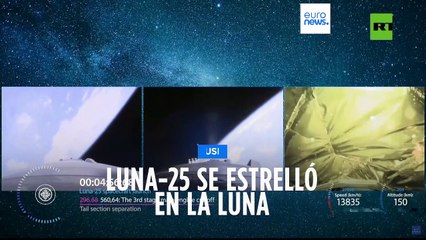 La sonda rusa Luna-25 se estrella contra la luna al asumir una órbita no prevista