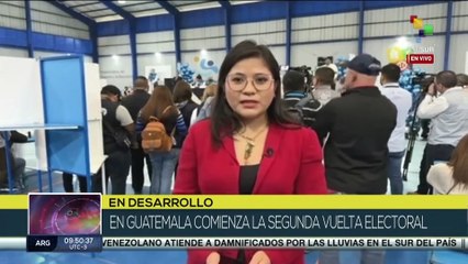 Segunda vuelta electoral inicia en Guatemala
