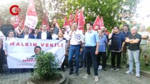 TİP'ten Kocaeli'de 'Can Atalay' yasağına karşı protesto! Erkan Baş: Bunların hepsini birer birer kaydediyoru