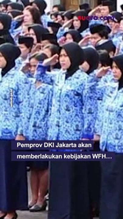 Pemprov DKI Terapkan WFH untuk ASN Selama Dua Bulan untuk Tekan Polusi Udara