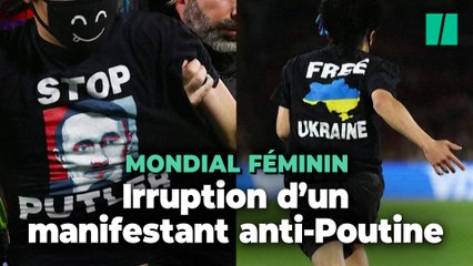 Les images du manifestant anti-Poutine qui a interrompu la finale de la Coupe du monde