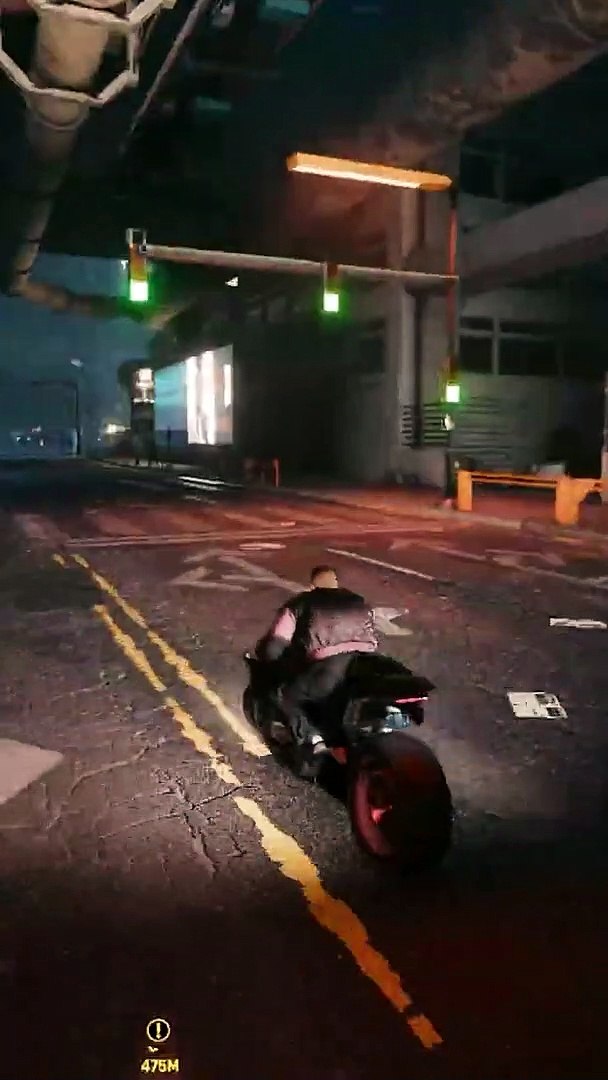 Покатушки по ночному Найт-Сити Cyberpunk 2077