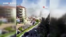 Kepçe operatörü ölmüştü: Yıkım esnasında çöken binanın hemen sonraki görüntüleri ortaya çıktı!