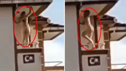 Çıplak halde balkona çıkıp twerk yapmıştı! Skandalın sırrı çözüldü