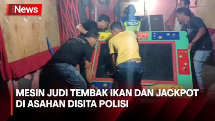 Polisi Gerebek Enam Mesin Judi Tembak Ikan di Asahan