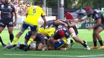 TOP 14 - Essai de Gavin STARK (OYO) - Oyonnax Rugby - ASM Clermont - Saison 2023-2024