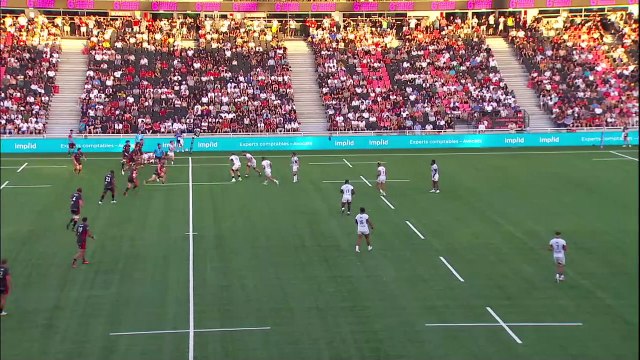 TOP 14 - Essai de Xavier MIGNOT 2 (LOU) - LOU Rugby - RC Toulon - Saison 2023-2024