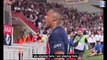 PSG star Kylian Mbappe yells 'I am staying here' after scoring on his return to the team amid interest from Real Madrid and Saudi Arabia