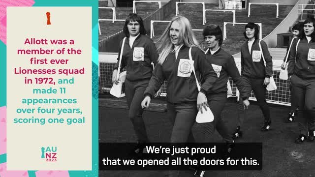 Original Lioness Allott proud to have 'opened the doors' for England's current crop