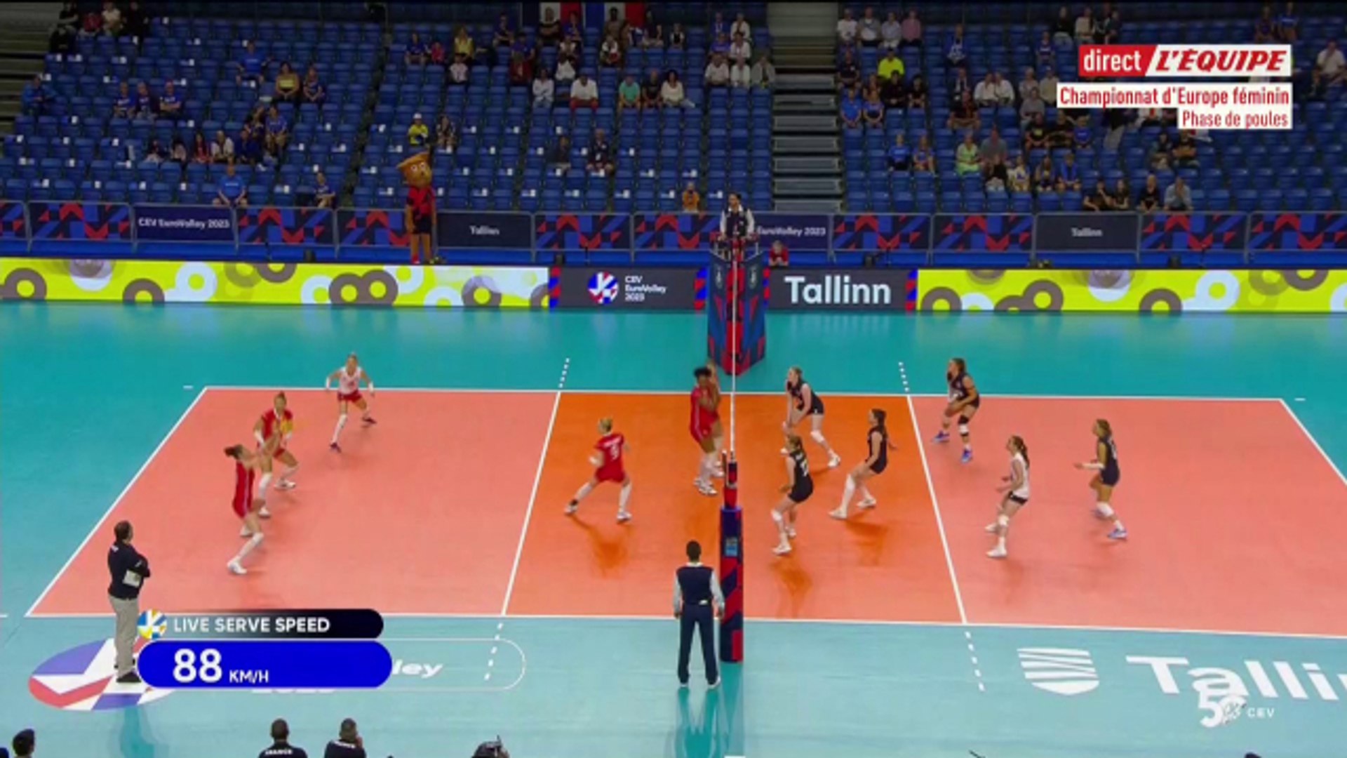 Volley-ball - Championnat d'Europe féminin : Le replay de France - Finlande  - Vidéo Dailymotion