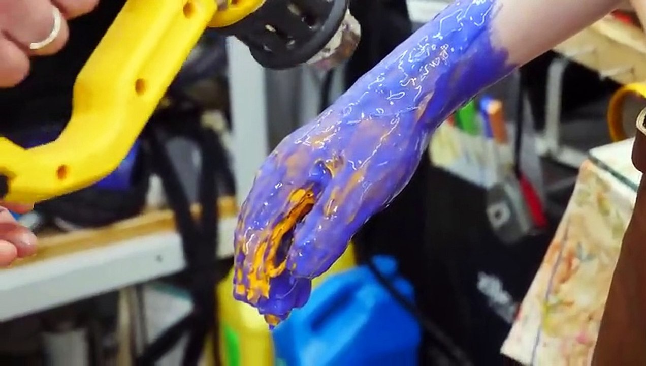 process of making a silicone arm in Korea_s state-of-the-art 3D