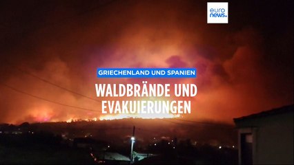 Wieder brennt es in Griechenland, auf Teneriffa brennt es weiter