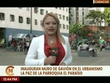 Caracas | Inauguran muro de gavión en el urbanismo La Paz en la parroquia El Paraíso