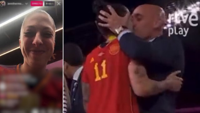 La reacción de Jenni Hermoso al beso de Luis Rubiales