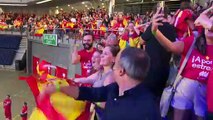 La Casa Real y algunas celebridades celebran la victoria de la Selección Femenina