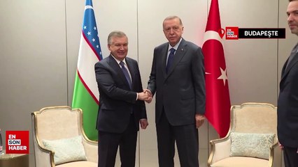 Cumhurbaşkanı Erdoğan, Özbekistan Cumhurbaşkanı ile görüştü